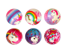 Игрушка Мячик мягкий фомовый 6,5 см Единорог  17849