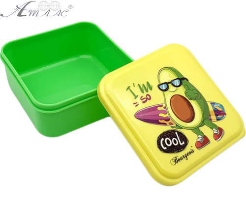 Ланчбокс Bourgeois Авокадо 490 мл 12*12*5,5 см  46086-5