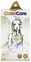 Карандаши цветные Marco Color Core 24 цветов + 1 графитовый круглый 3130-24СВ