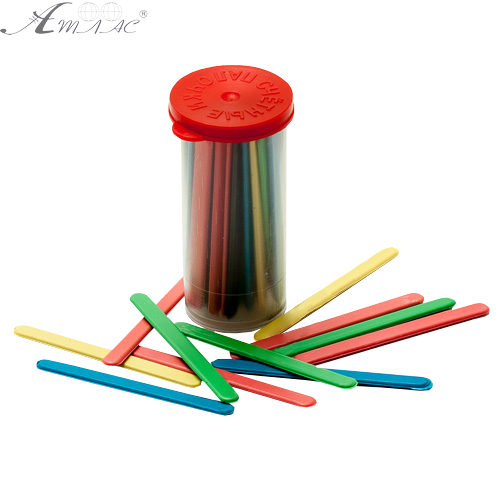 Палочки счетные в тубе, высота - 7 см около - 50 шт AS-0228 Палочки счетные в тубе, высота - 7 см около - 50 шт AS-0228