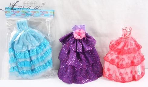 Игрушка Одежда для кукол Платье розовое 24 см 2204-35 Игрушка Одежда для кукол Платье розовое 24 см 2204-35