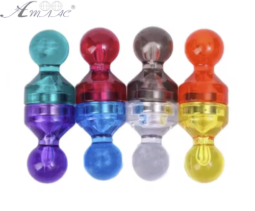 Магнит неодимимовый Пешка для доски Набор 8шт 16х11мм прозрачные  02733 фото 2