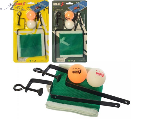 Игрушка Набор для настольного тенниса детский сетка + 2 мяча в блистере 3198/0681 Игрушка Набор для настольного тенниса детский сетка + 2 мяча в блистере 3198/0681