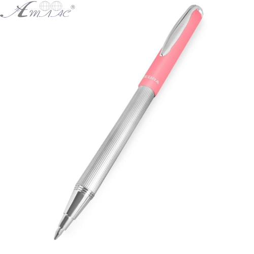 Ручка кулькова Zebra телескоп рифлений Telescopic Рожева BL 06115 Ручка кулькова Zebra телескоп рифлений Telescopic Рожева BL 06115