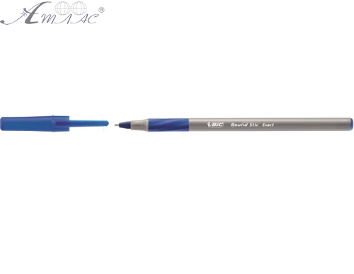 Ручка кулькова BIC Round Stic Exact Синя 0,7 мм 918543 фото 2 Ручка кулькова BIC Round Stic Exact Синя 0,7 мм 918543 фото 2