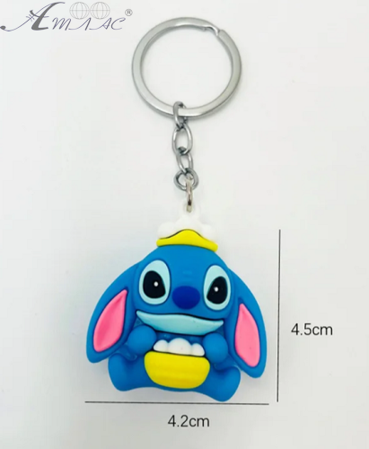 Брелок Стич микс 4,5 см резина 14237 фото 2 Брелок Стич микс 4,5 см резина 14237 фото 2