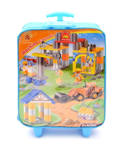 Игрушка Конструктор Duplo Стройка 78 деталей в чемодане Крупные детали 222-C04 Игрушка Конструктор Duplo Стройка 78 деталей в чемодане Крупные детали 222-C04