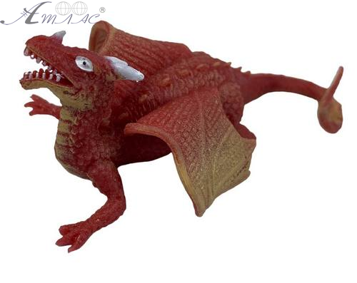 Игрушка Силиконовая тянучка Дракон маленький Красный 12 см 11827 Игрушка Силиконовая тянучка Дракон маленький Красный 12 см 11827