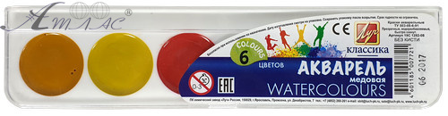 Акварель набор Луч "Классика" 6 цветов Акварель набор Луч "Классика" 6 цветов