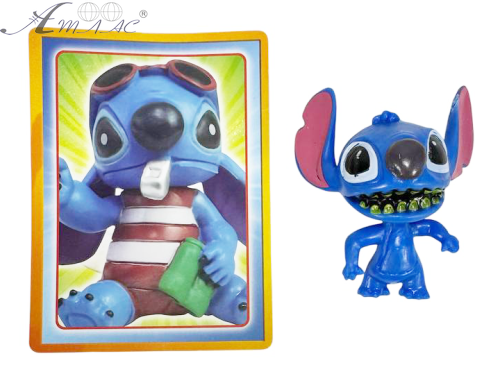 Игрушка Герои Мультфильмов Стич ~5 см зубастый  14054