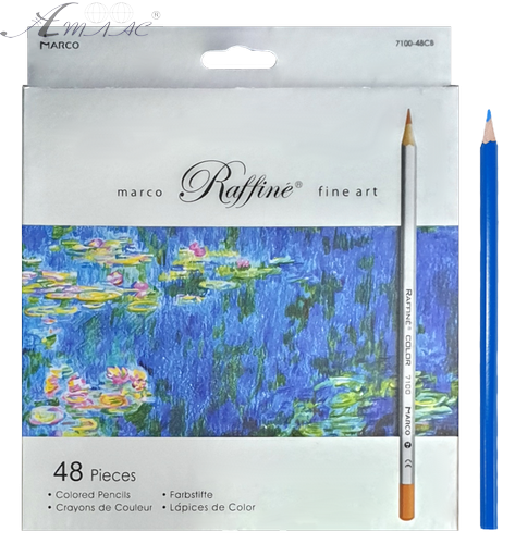 Карандаши цветные Marco Raffine 48 цветов шестигранные 7100-48СВ Карандаши цветные Marco Raffine 48 цветов шестигранные 7100-48СВ