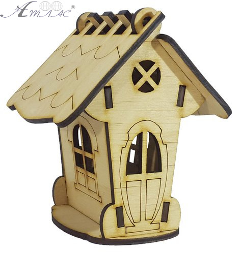 Домик № 18 Шкатулка с открывающейся крышей 8 х 8 х 12 см AS-4267, F-0147 Домик № 18 Шкатулка с открывающейся крышей 8 х 8 х 12 см AS-4267, F-0147