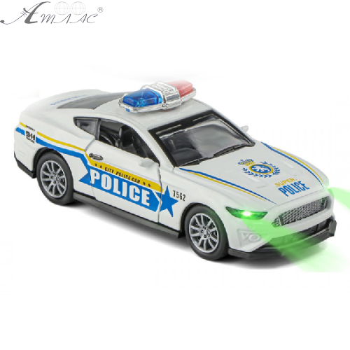 Машинка Die-CastCar Полиция свет звук K175B9 фото 2 Машинка Die-CastCar Полиция свет звук K175B9 фото 2