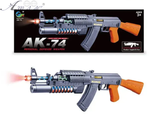 Іграшка Зброя Автомат АК-74 зі світловими та звуковими ефектами  15206