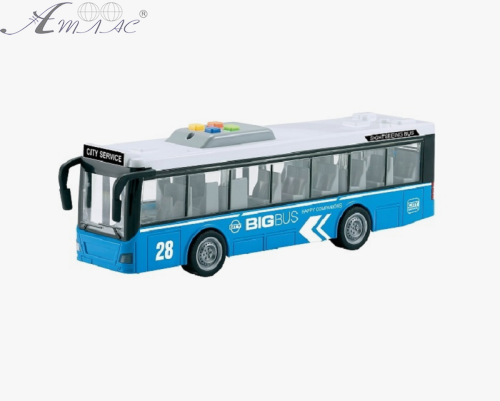 Іграшка Автобус Shuttle Bus Сині двері світло звук 28 см WY910АВ Іграшка Автобус Shuttle Bus Сині двері світло звук 28 см WY910АВ