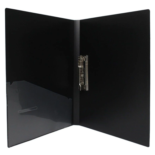 Папка с прижимом Economix А4 черная 31202-01 фото 2