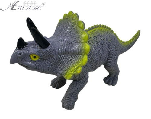 Игрушка силиконовая антистресс, Динозавр серый с гривой 12см 12000 Игрушка силиконовая антистресс, Динозавр серый с гривой 12см 12000