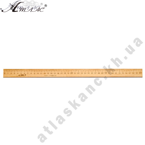 Линейка Деревянная 40 см напечатанная, только опт от 100 шт AS-0664, К-4059 Линейка Деревянная 40 см напечатанная, только опт от 100 шт AS-0664, К-4059