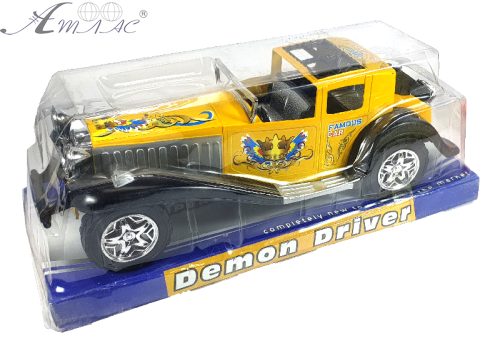 Іграшка Машинка Demon Driver Ретро 29 см інерційна 767-167 Іграшка Машинка Demon Driver Ретро 29 см інерційна 767-167