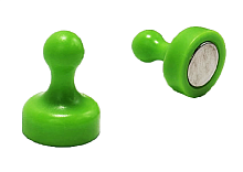 Магніт неодимимовий Пішак для дошки 19х25мм 1шт Зелений Світлий  07472