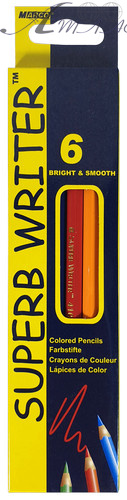 Олівці кольорові Marco Superb Writer 6 кольорів шестигранні 4100-6СВ