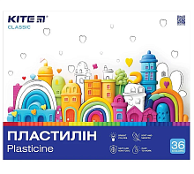 Пластилін Kite Classic 36 кольорів 720гр К-078 1/7