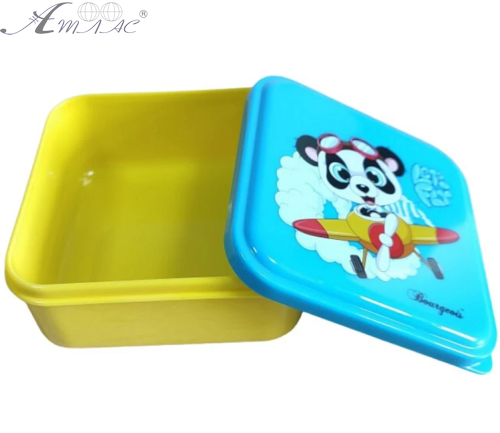 Ланчбокс Bourgeois Панда 490 мл 12*12*5,5 см  46086-6