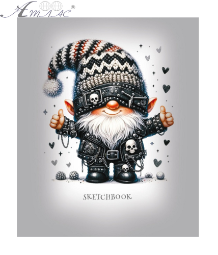 Скетчбук для малювання Bourgeois 148х105 Гном 24 листа  24346