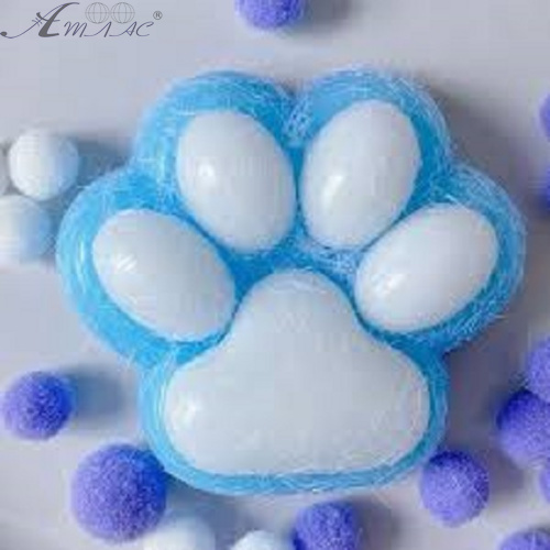 Игрушка таба Лапка голубая Антистресс Сквиш  6 см  08771