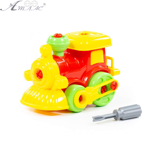 Іграшка Паровозик розбірний з інструментами 21 см 1290 Іграшка Паровозик розбірний з інструментами 21 см 1290