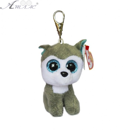 Игрушка Мягкая Собака Хаски серо-белая 9 см Брелок 36503 Игрушка Мягкая Собака Хаски серо-белая 9 см Брелок 36503