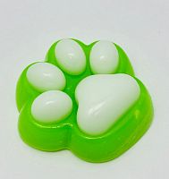 Игрушка антистресс Сквиш - Лапка зеленая 6,5 см 13428