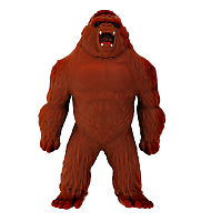 Игрушка Гуджитсу тянущиеся Горилла коричневая 15 см Антистресс  09197