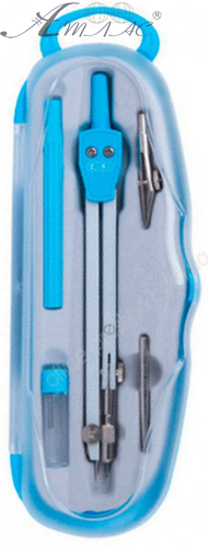 Готовальня 5 предметів Zibi рожева, блакитна ZB.5312CL-10, ZB.5312CL-14 фото 2