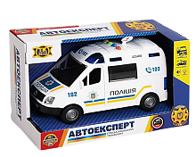 Машинка АвтоЭксперт Полиция инерционная 22 см 69609