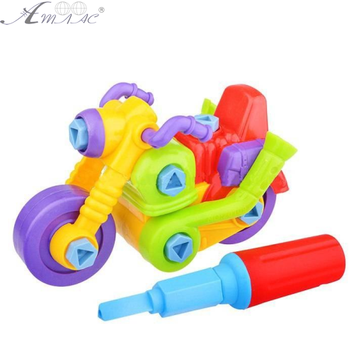 Игрушка Мотоцикл разборный с инструментами 21 см  ИП30.002