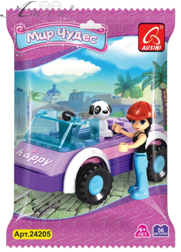 Конструктор Мир чудес 56 деталей в пакете 24205 Конструктор Мир чудес 56 деталей в пакете 24205