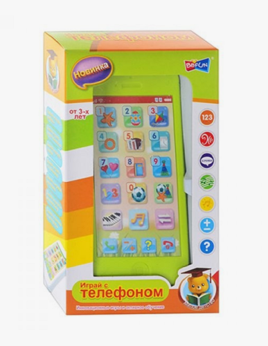Игрушка Телефон обучающий звук, музыка 15 см 82032RE-3 Игрушка Телефон обучающий звук, музыка 15 см 82032RE-3