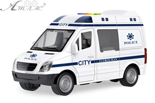 Іграшка Машинка Поліція 22см інерційна світло звук WY590F Іграшка Машинка Поліція 22см інерційна світло звук WY590F