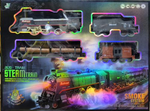Игрушка Железная дорога STEAM TRAIN длина пути 360см 2670 Игрушка Железная дорога STEAM TRAIN длина пути 360см 2670