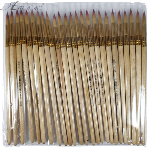 Пензлик нейлон Круглий № 5 JO *2351 фото 2 Пензлик нейлон Круглий № 5 JO *2351 фото 2