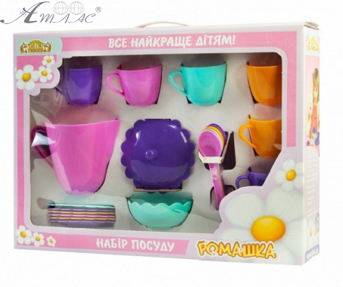 Іграшка Чайний набір на 6 персон з 21 предмета Тигріс 39132 фото 3 Іграшка Чайний набір на 6 персон з 21 предмета Тигріс 39132 фото 3