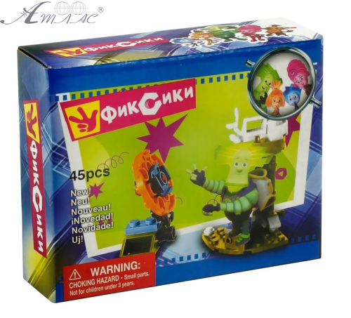 Игрушка Конструктор Фиксики 45 деталей микс 58026 Игрушка Конструктор Фиксики 45 деталей микс 58026