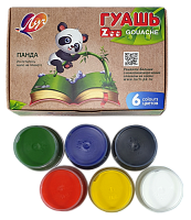 Гуашь набор Луч - Зоо Мини  6 цветов 15мл
