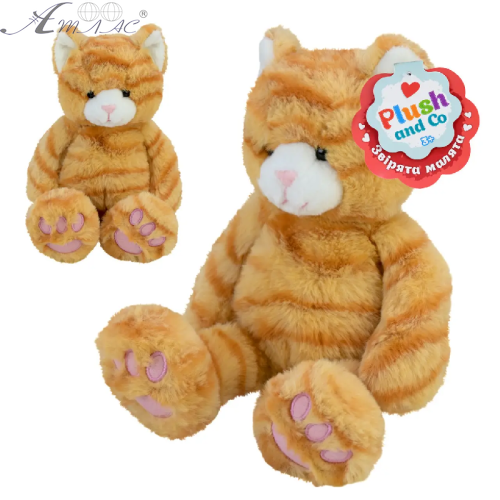 Игрушка Мягкая Кот рыжий 28 см  25059
