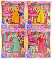 Игрушка Кукла беременная Sunshine с 3 платьями в коробке  9803-12