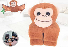 Игрушка мягкая Обезьянка - браслет 21х9х8 см. 034-7