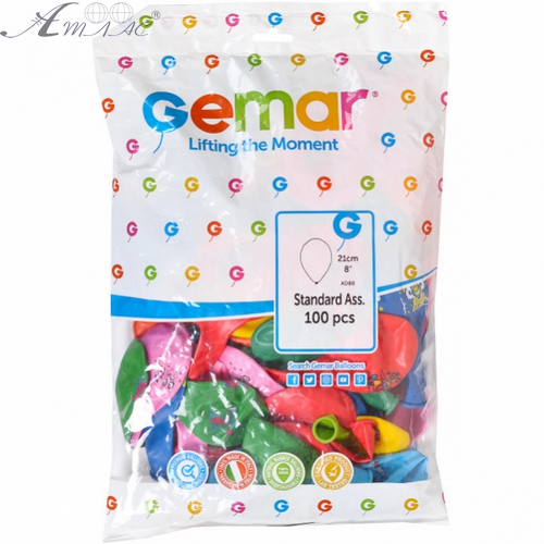 Кульки повітряні 23 см "З днем Народження!" 992124, 80831 Кульки повітряні 23 см "З днем Народження!" 992124, 80831