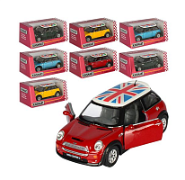 Машинка Kinsmart Mini Cooper S метал інерційна  KT5059WF