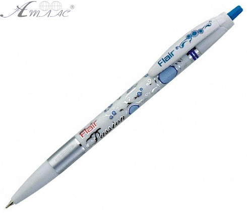 Ручка кулькова Flair Passion синя автоматична 964F